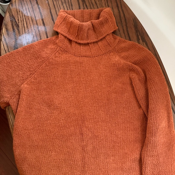 Jacob Annexe | Cowl Neck Sweater | Burnt Orange - Picture 4 of 6
